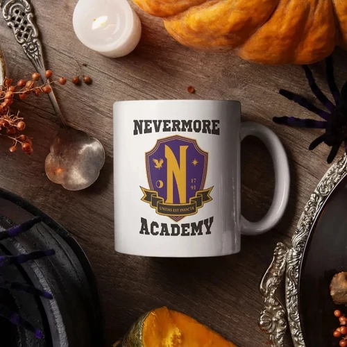 Wednesday bögre - Nevermore Academy címer 