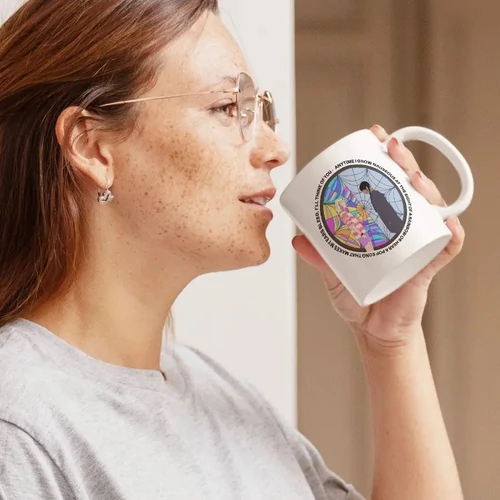 Wednesday bögre - Enid és Wednesday idézet