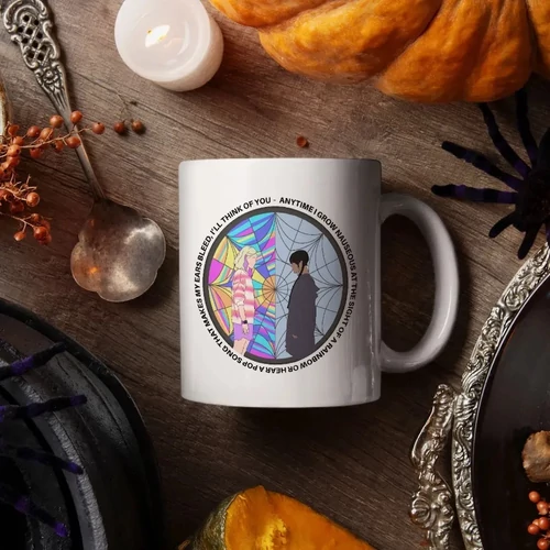 Wednesday bögre - Enid és Wednesday idézet