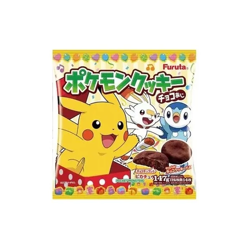 Pokémon csoki darabokkal töltött csokis keksz 147g