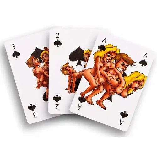 Kámaszútra mintájú francia kártya