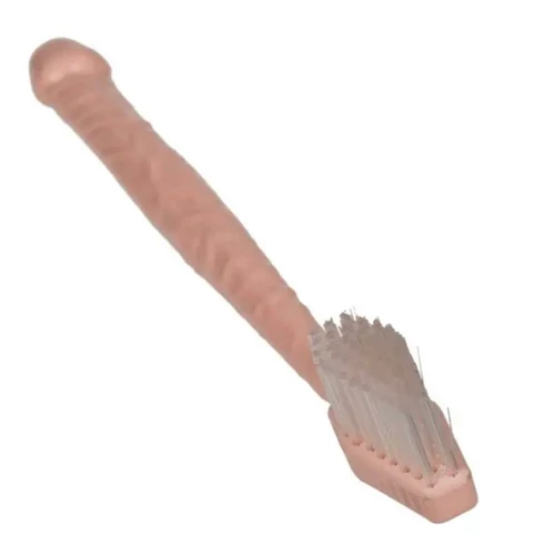 Pénisz formájú fogkefe