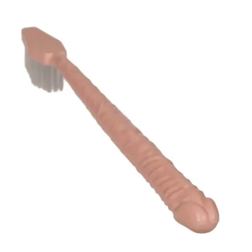 Pénisz formájú fogkefe