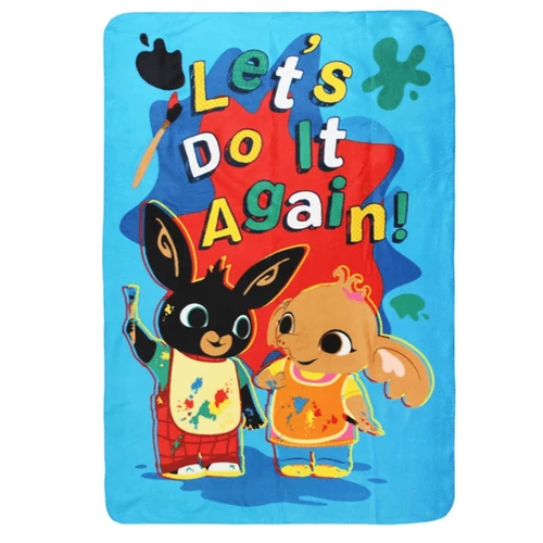 Bing polár takaró, ágytakaró - Bing nyuszi és Sula