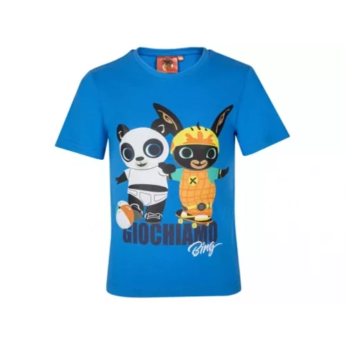 Világoskék Bing gyerek rövid ujjú póló - Bing és Pando 