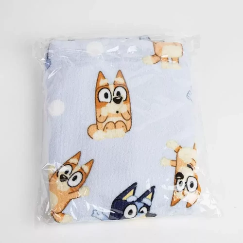 Bluey strand törölköző poncsó 50x115 cm - Bluey és Bingo