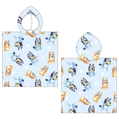 Bluey strand törölköző poncsó 50x115 cm - Bluey és Bingo