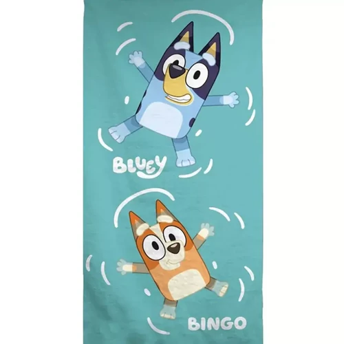 Bluey törölköző, fürdőlepedő 70x140cm - Bluey és Bingo