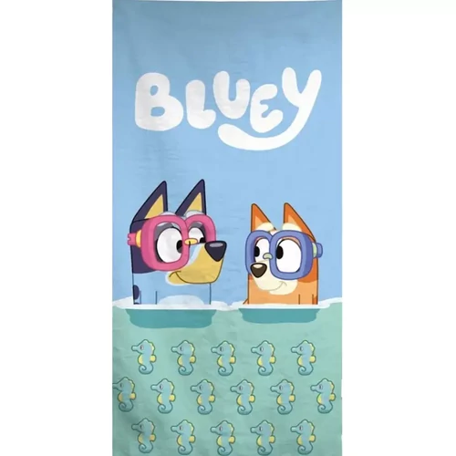 Bluey törölköző, fürdőlepedő 70x140cm - Bluey and Bingo