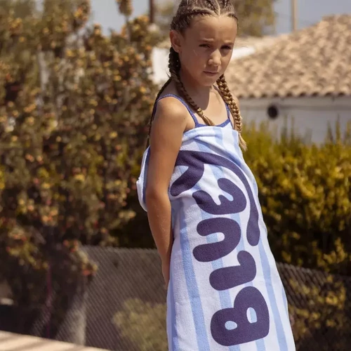 Bluey törölköző, fürdőlepedő 70x140cm - Bingo és Bluey