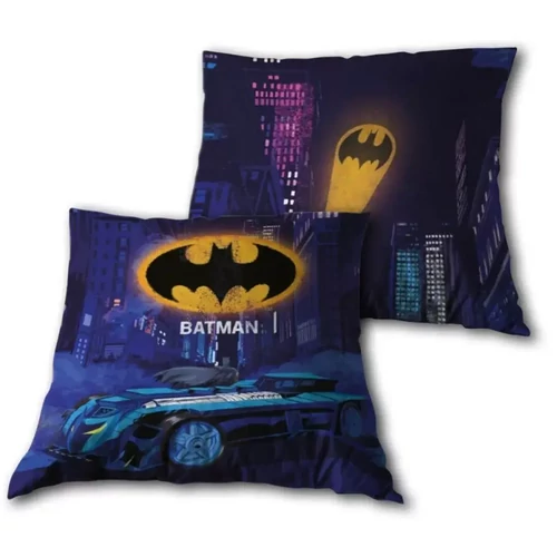 Batman párna, díszpárna 40x40 cm velúr - Gotham Nights