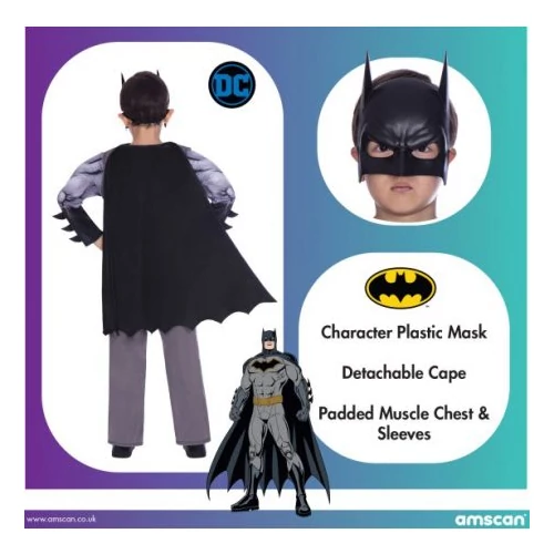 Batman jelmez 10-12 éves gyerekeknek