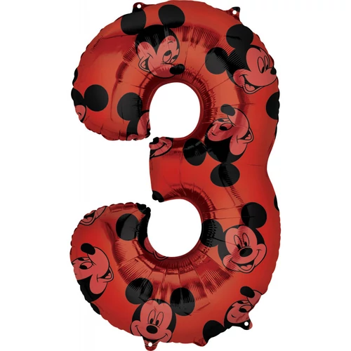 Disney Mickey fólia lufi 3-as 66 cm-es