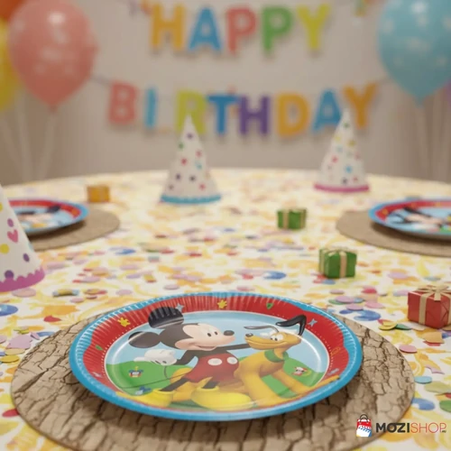 Disney Mickey papírtányér 8 db-os 20 cm - Rock the House