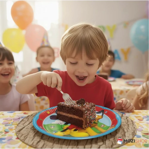 Disney Mickey papírtányér 8 db-os 20 cm - Rock the House