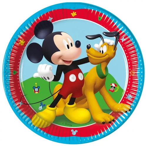 Disney Mickey papírtányér 8 db-os 20 cm - Rock the House
