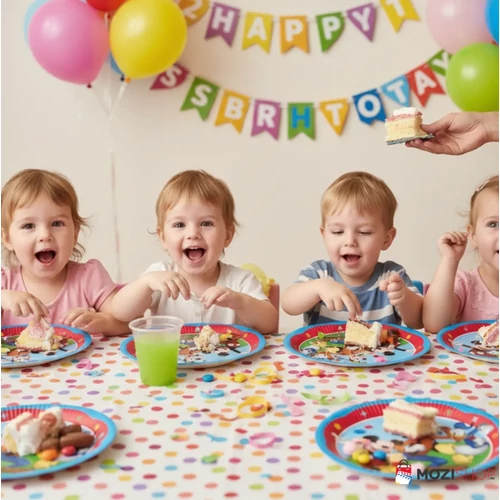 Disney Mickey papírtányér 8 db-os 23 cm - Rock the House