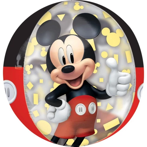 Mickey egér fólia lufi 38 cm-es gömb 