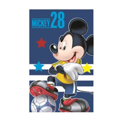 Disney Mickey kéztörlő arctörlő, törölköző 35x65cm - Football Blue