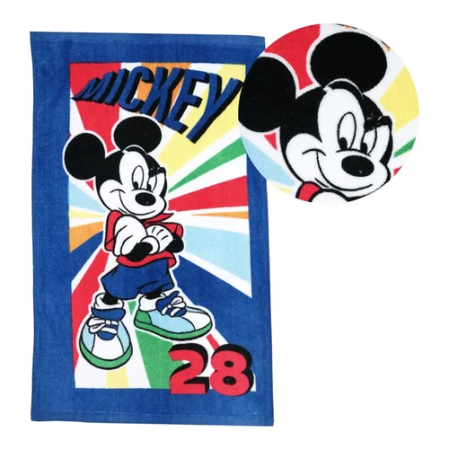 Disney Mickey kéztörlő arctörlő, törölköző 30x50cm - Player 28
