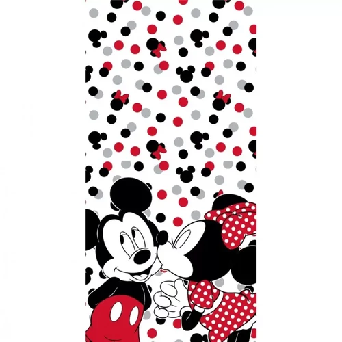 Disney Mickey és Minnie törölköző, fürdőlepedő 70x140cm - Love