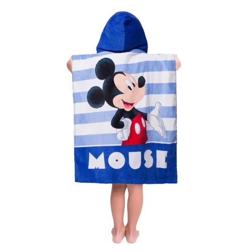 Disney Mickey poncsó törölköző, fürdőlepedő 50x115 cm - Stripe