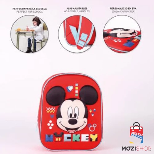 Disney Mickey hátizsák, táska 3D 31 cm