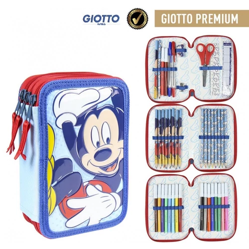 Mickey töltött tolltartó - 3 emeletes