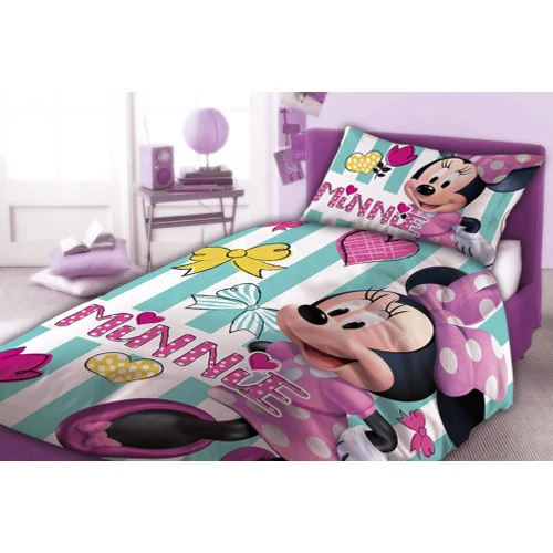 Minnie egér gyerek ágyneműhuzat garnitúra - Bow