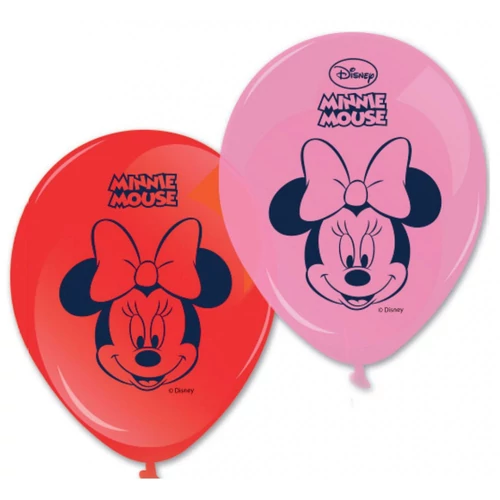 Disney Minnie egér léggömb, lufi - 8 darabos csomag