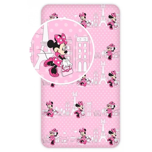 Minnie egér gumis lepedő
