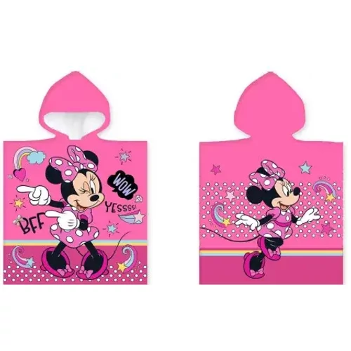 Disney Minnie poncsó törölköző, fürdőlepedő 50X100 cm - BFF