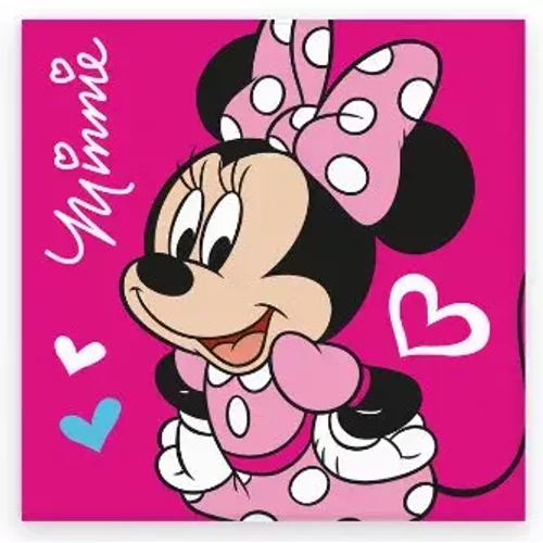 Disney Minnie kéztörlő arctörlő, törölköző 30x30cm - Love