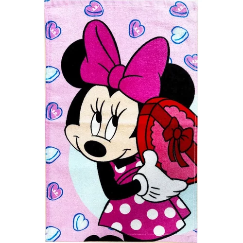 Disney Minnie kéztörlő arctörlő, törölköző 30x50cm - Bonbon Hearts