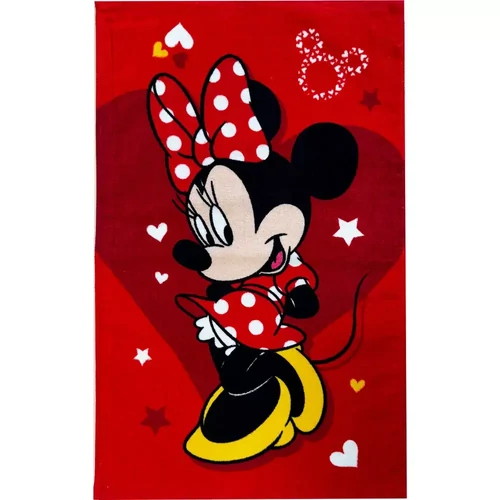 Disney Minnie kéztörlő arctörlő, törölköző 30x50cm - Pretty in red