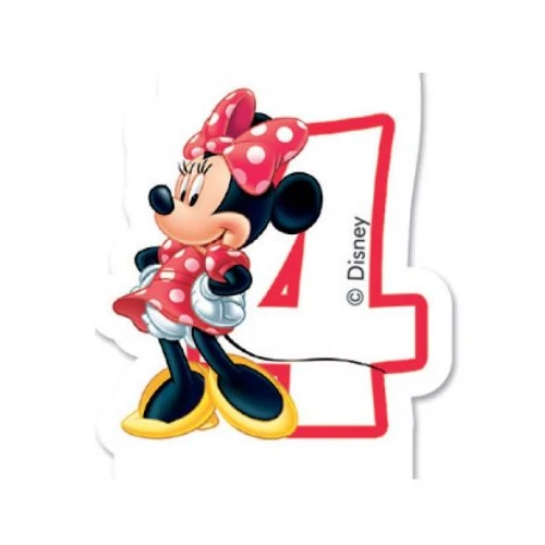Disney Minnie Egér tortagyertya, számgyertya