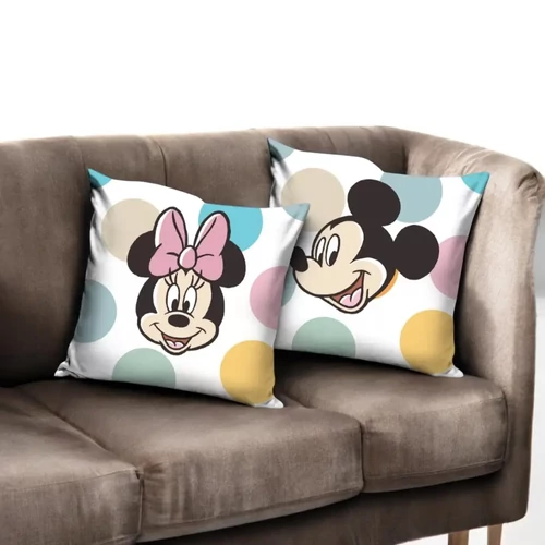 Disney Minnie és Mickey párna, díszpárna 40x40 cm - Smile