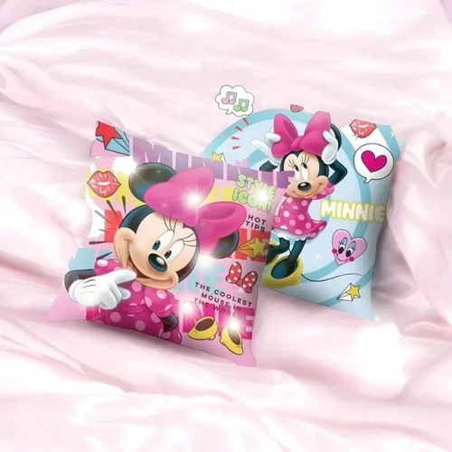 Disney Minnie LED világító párna, díszpárna 40x40 cm 