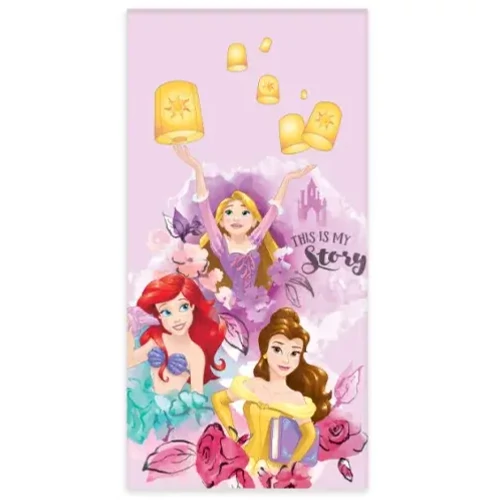 Disney Hercegnők törölköző, fürdőlepedő 60x120cm - My Story