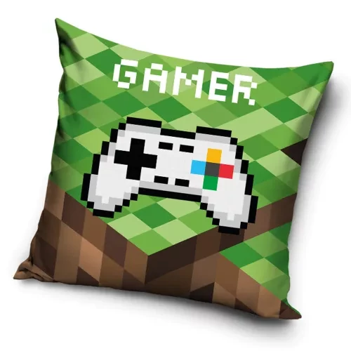 Gamer párna, díszpárna - Minecraft kontroller