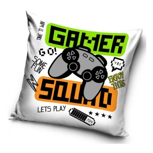 Gamer párna, díszpárna - Gamer Squad
