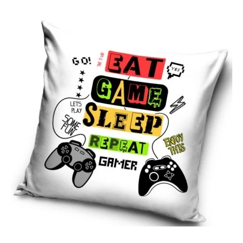 Gamer párna, díszpárna - Go!