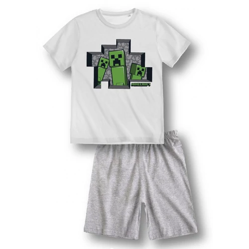 Minecraft gyermek pizsama - Creepers - 8 éves korig