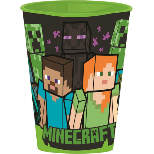Minecraft műanyag pohár - 430 ml