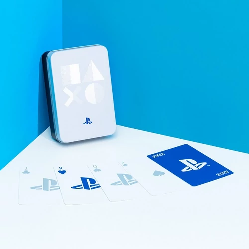 PlayStation PS5 fehér francia kártya