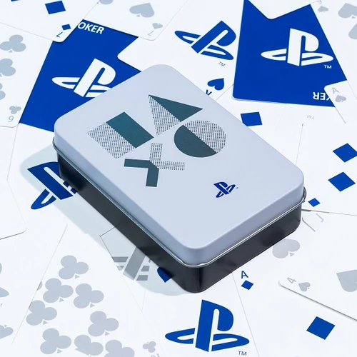 PlayStation PS5 fehér francia kártya