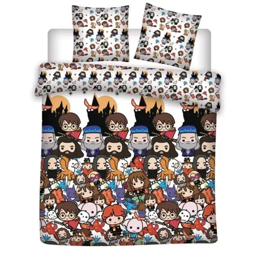 Harry Potter dupla, kétszemélyes ágyneműhuzat 200×200cm, 63x63 cm - Spellbound