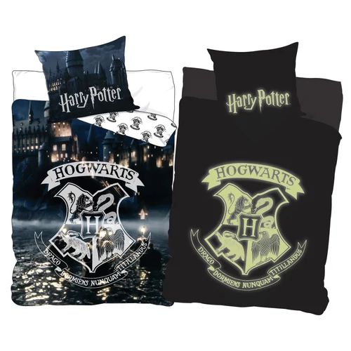 Harry Potter ágyneműhuzat garnitúra - Foszforeszkáló mintával