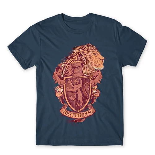 Denim Harry Potter férfi rövid ujjú póló - Gryffindor