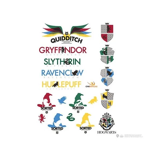 Harry Potter matrica csomag - 55 darabos 